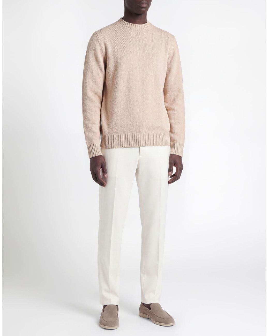 Alan Paine Natural Sweater Wool for men