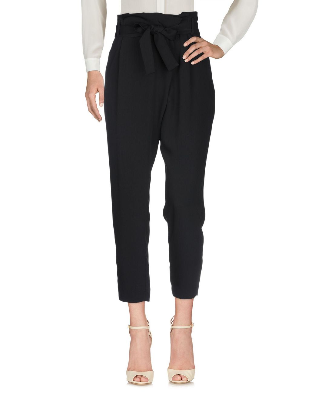 P.A.R.O.S.H. Black Pants Polyester