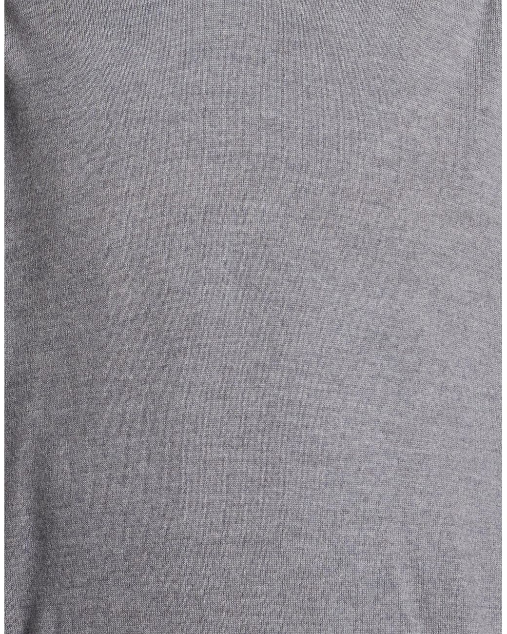 Rossopuro Gray Sweater Wool for men