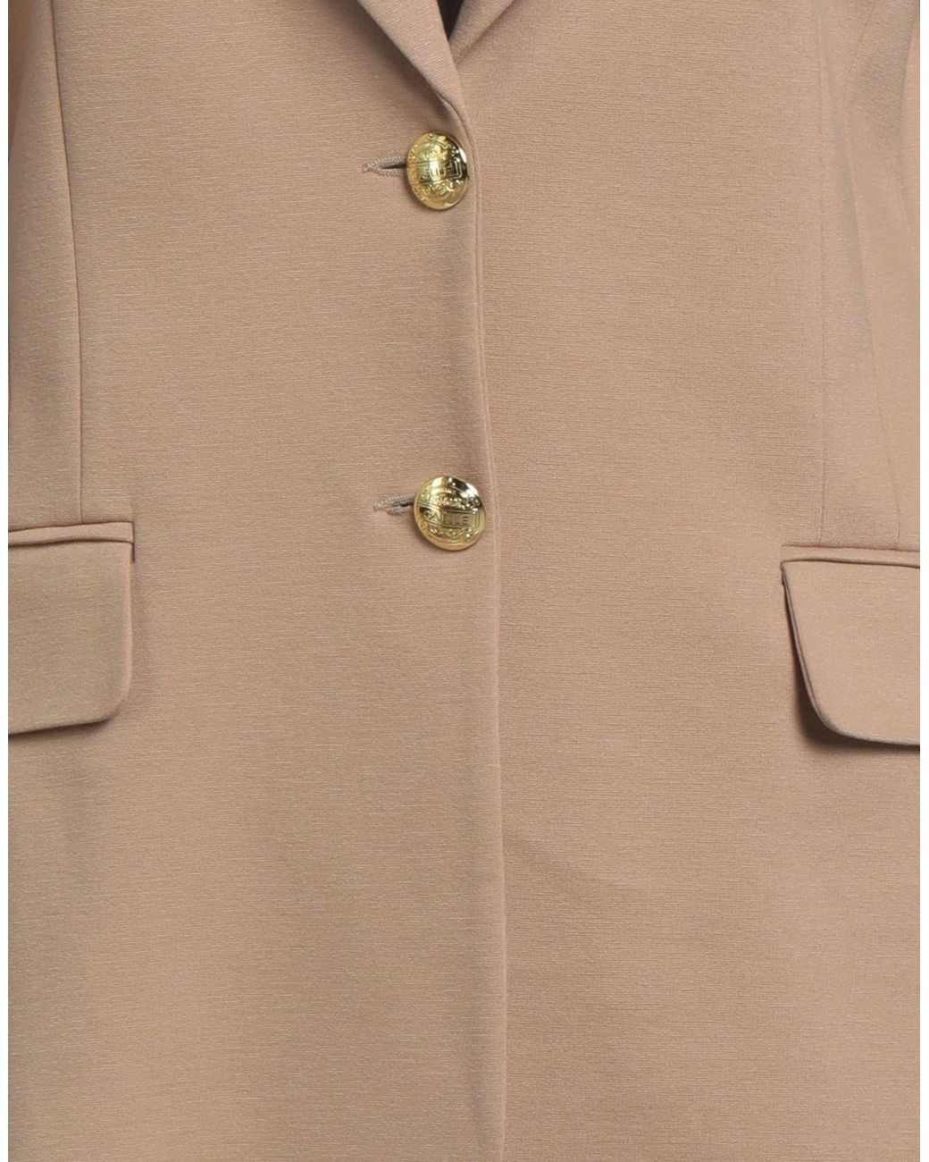 Gaelle Paris Natural Blazer Viscose, Polyamide, Elastane