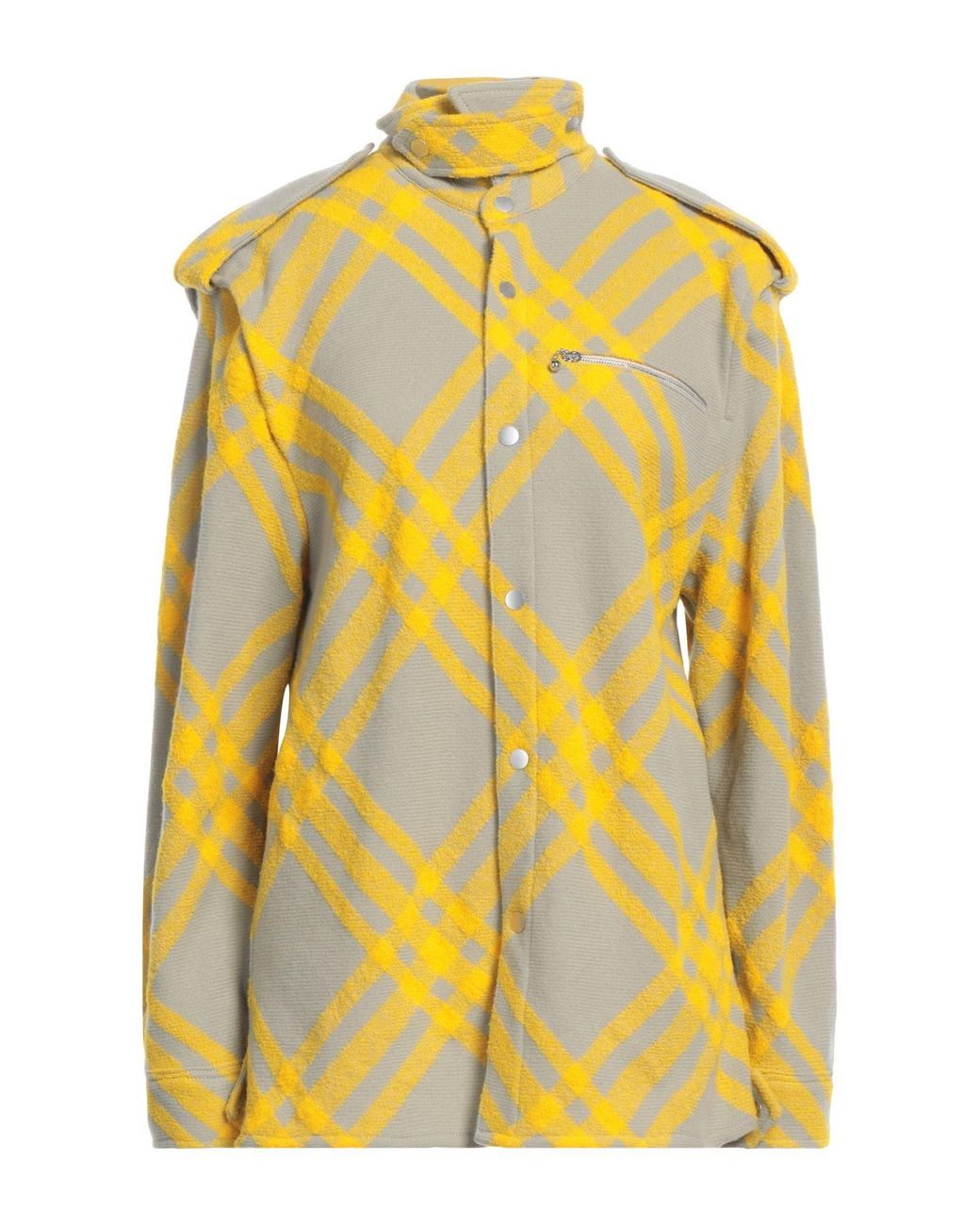 Burberry Yellow Check Overshirt