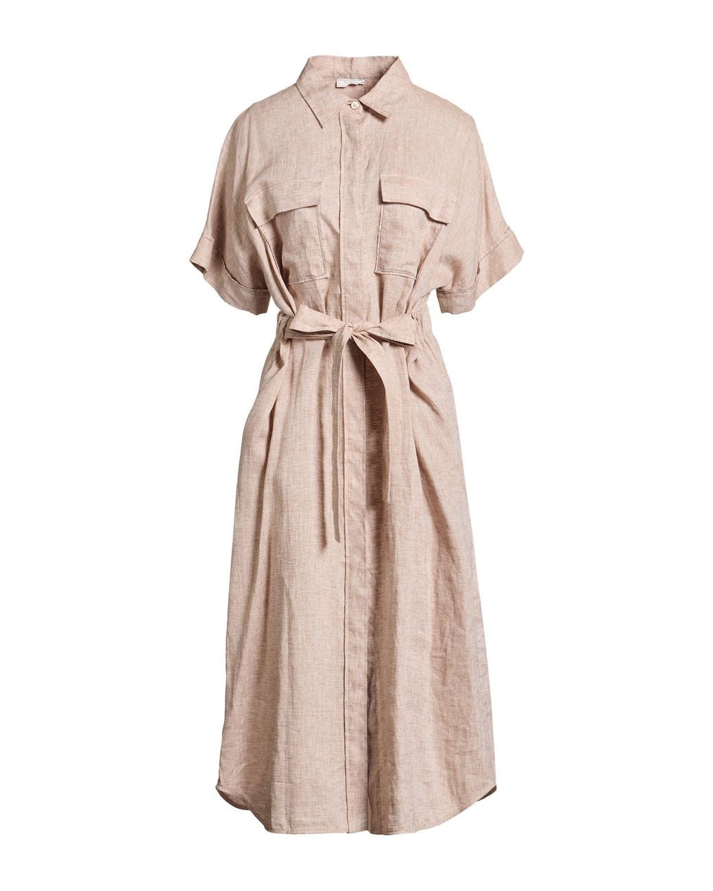 Peserico Natural Midi Dress
