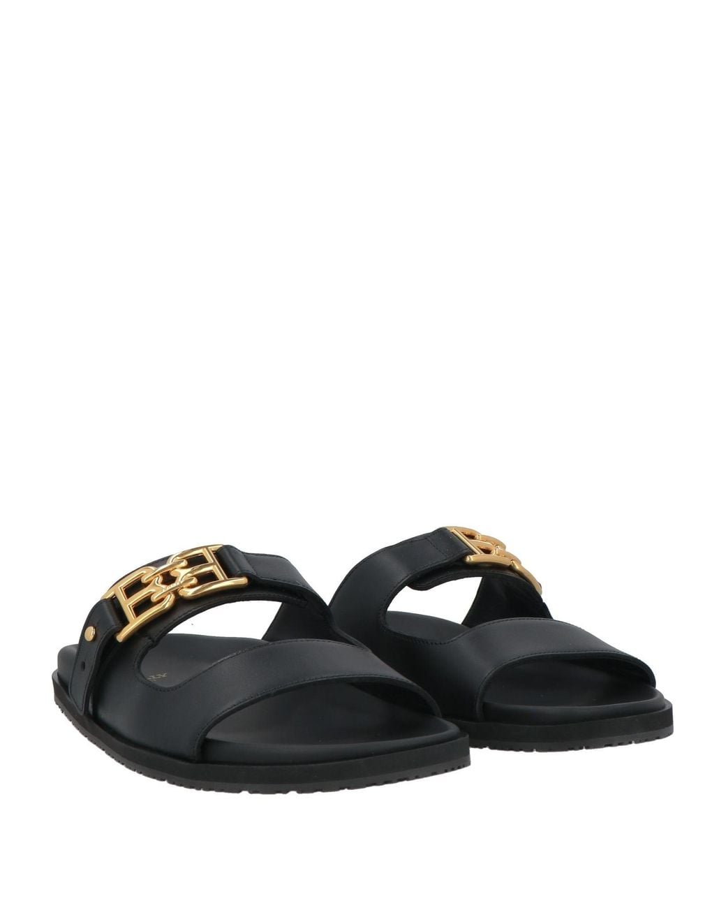 Bally Black Sandals Cow Leather