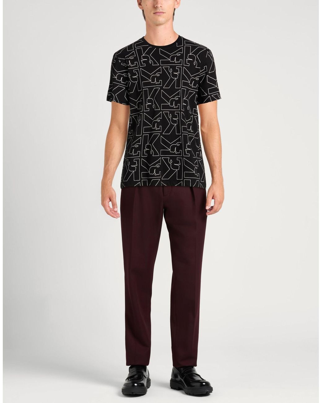Karl Lagerfeld Black T-Shirts for men