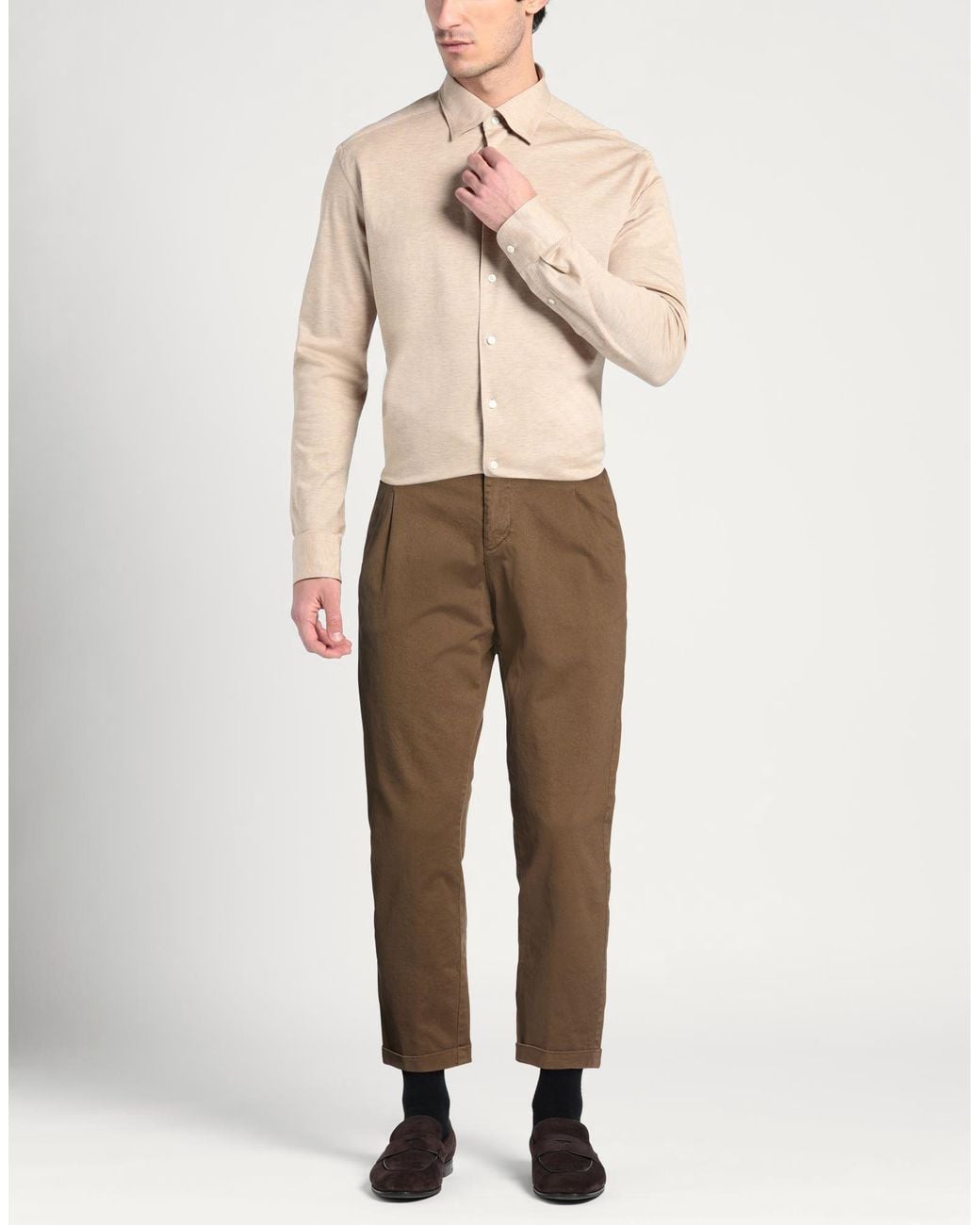 Squad² Brown Trouser for men