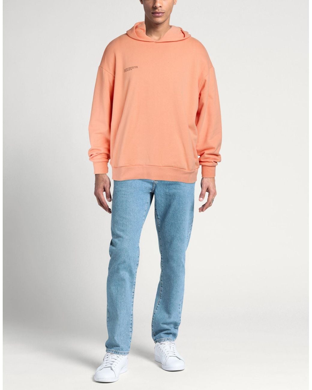 PANGAIA Orange Sweatshirt Organic Cotton for men