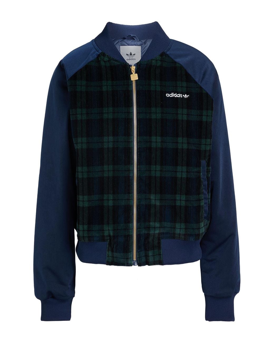Adidas Originals Blue Tartan Collegiate Jacket