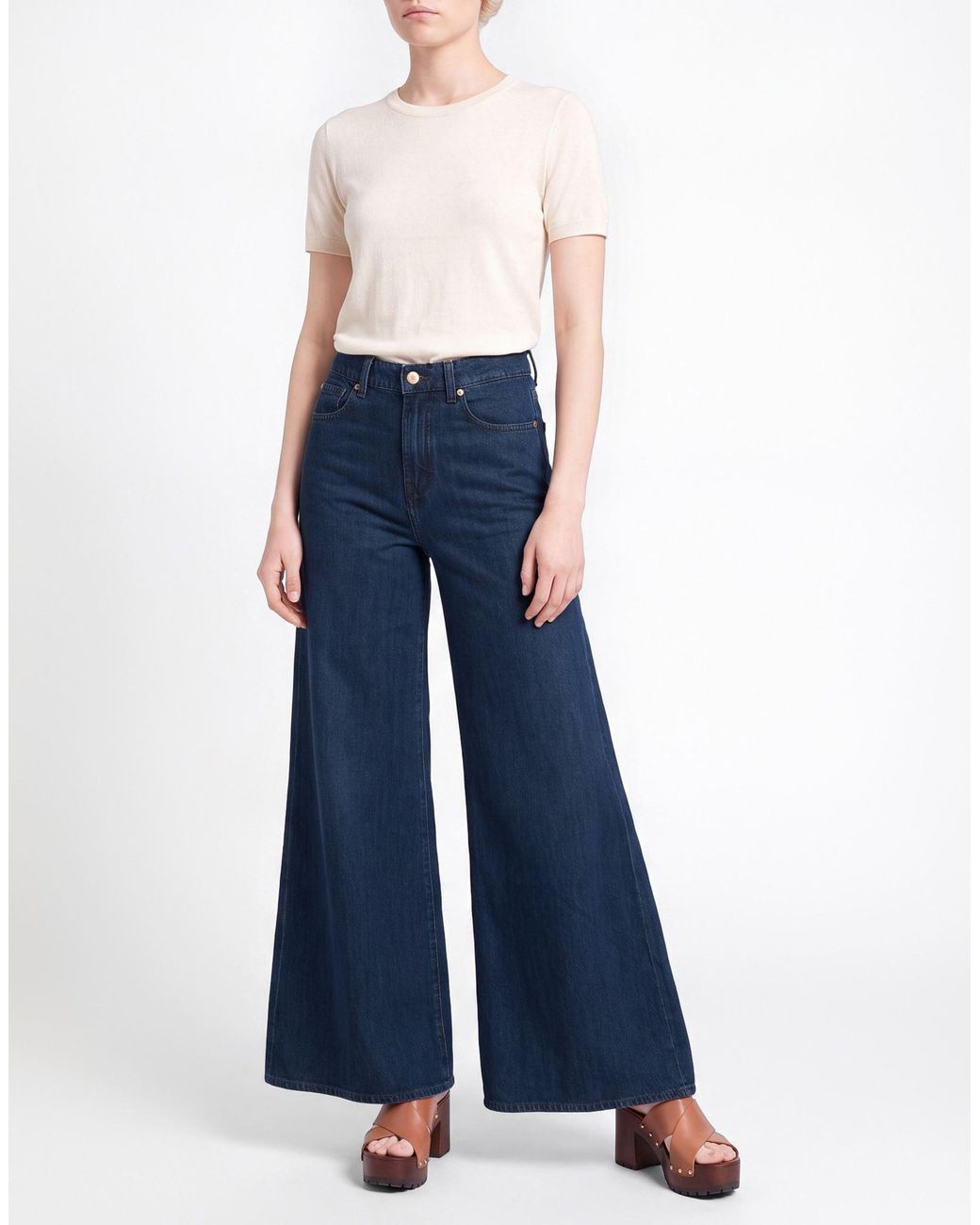 7 For All Mankind Blue Jeans Cotton