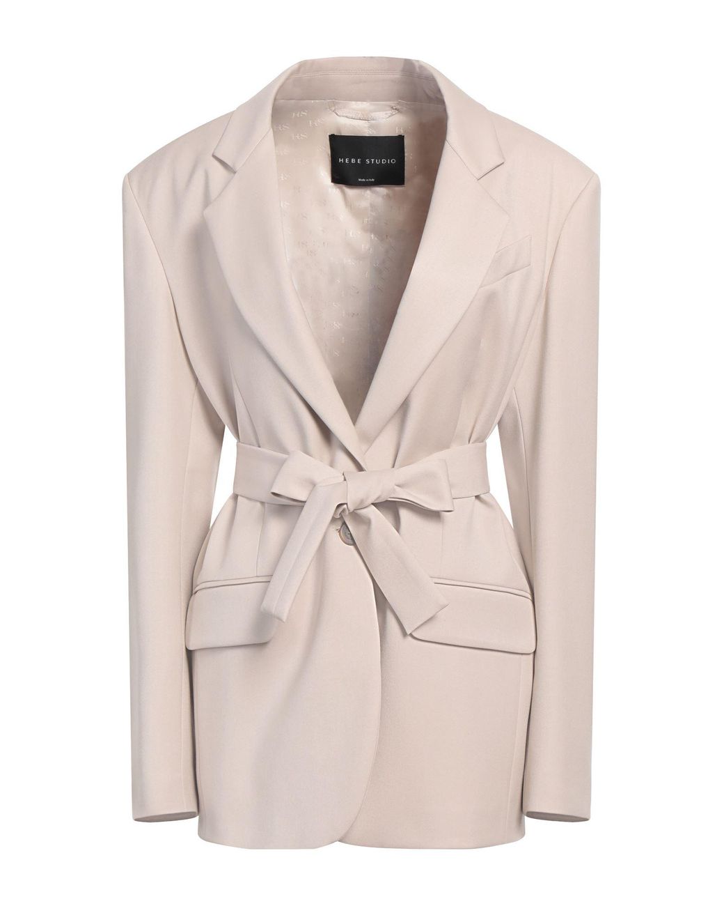Blazer di HEBE STUDIO in Natural