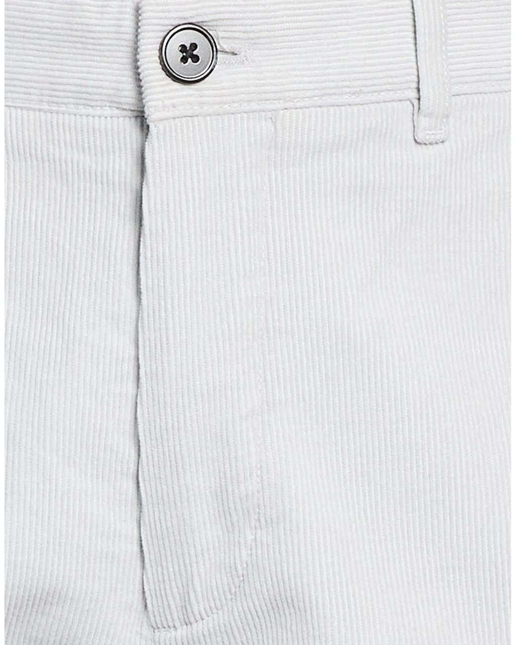 Theory Gray Light Pants Cotton for men