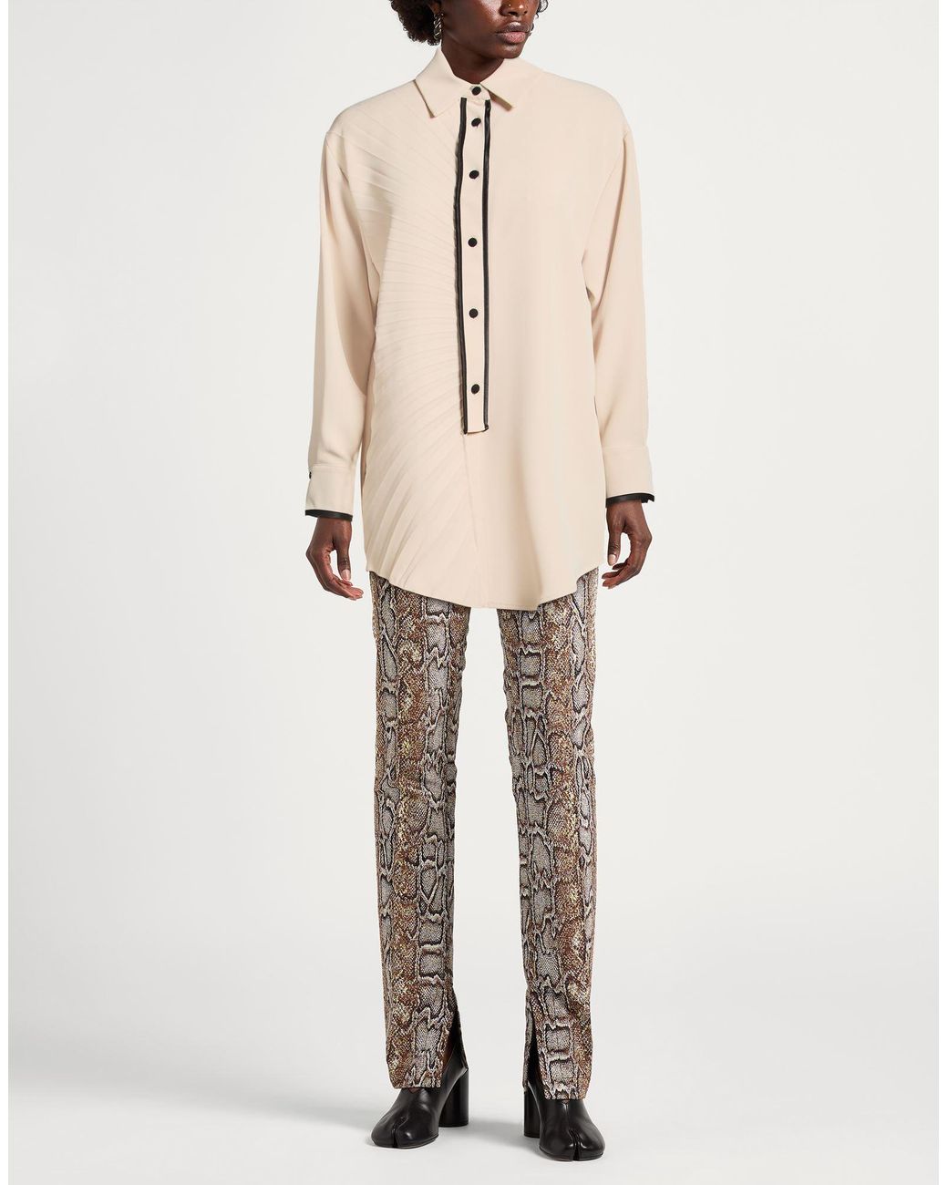 Jijil Natural Ivory Shirt Polyester, Elastane