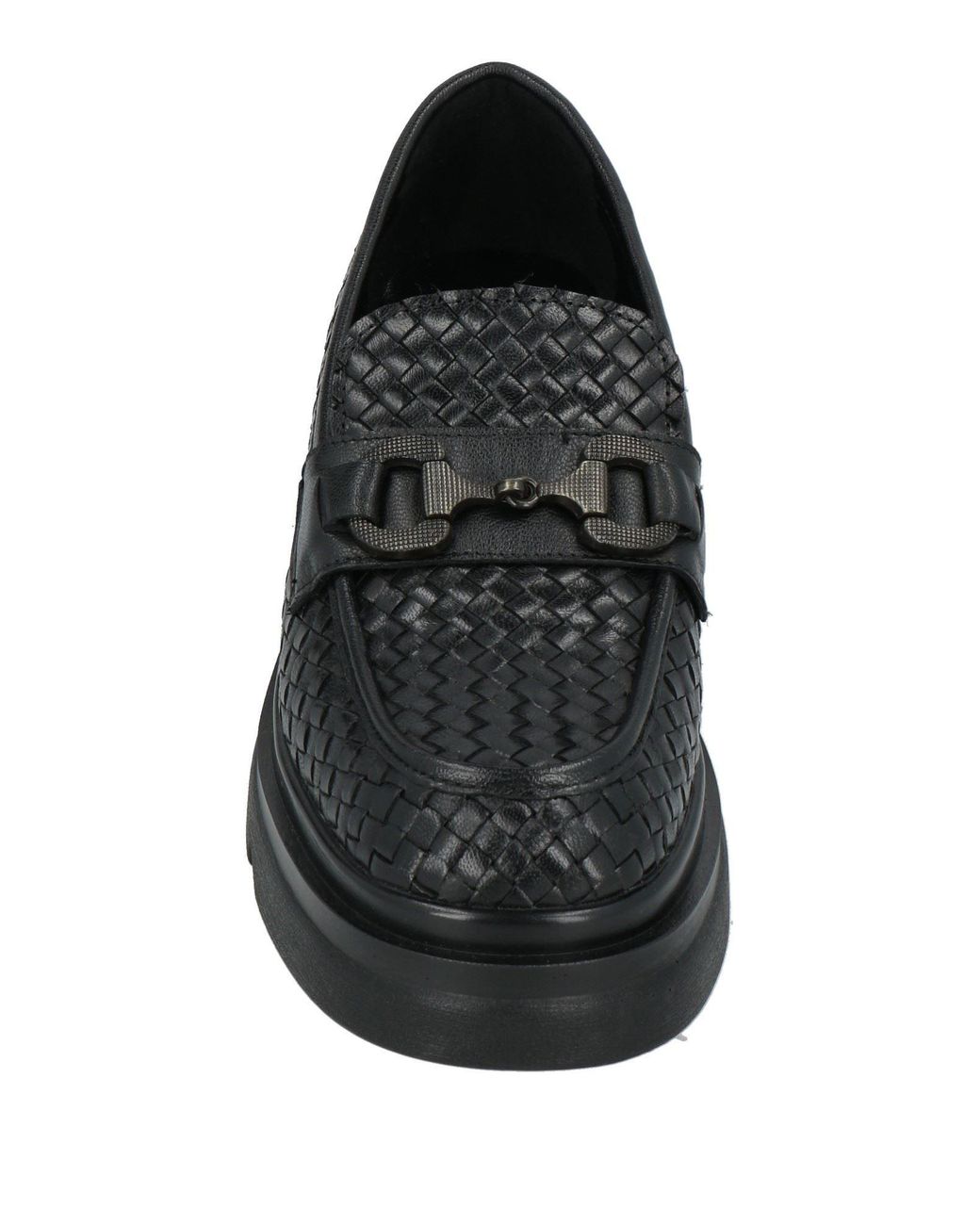 Emanuélle Vee Black Loafers Leather