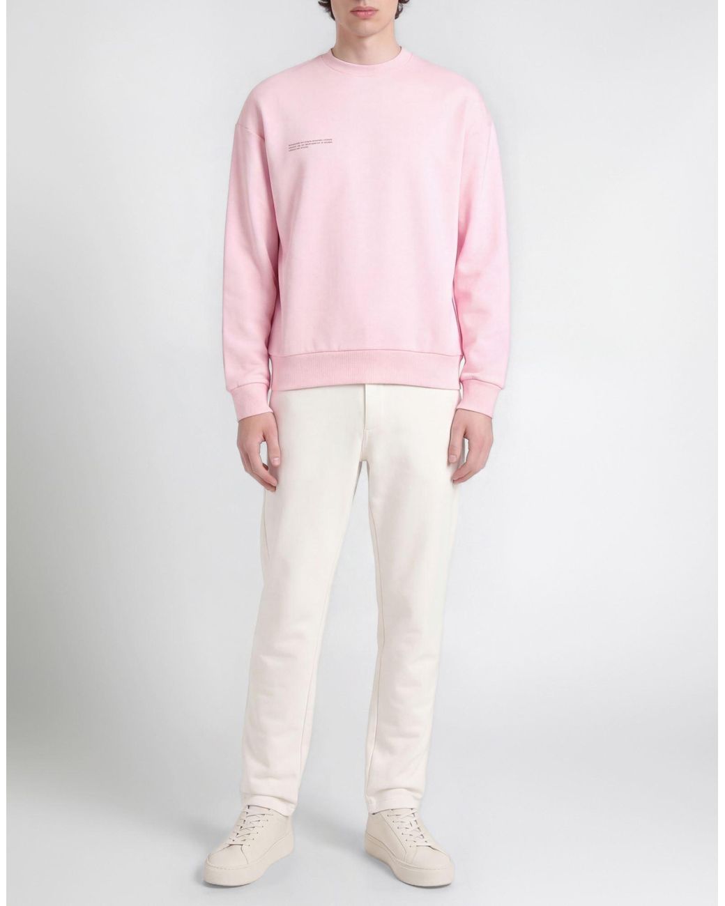 PANGAIA Pink Sweatshirt for men
