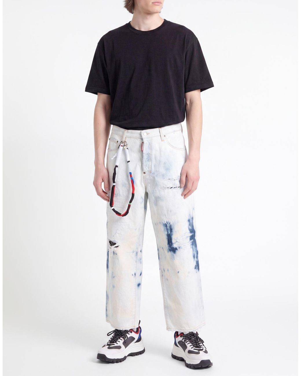 DSquared² White Jeans Cotton for men