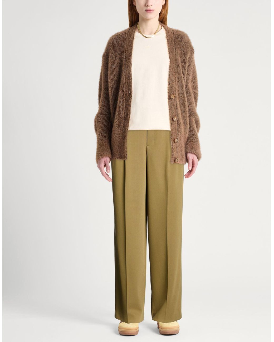 AMI Natural Military Pants Virgin Wool