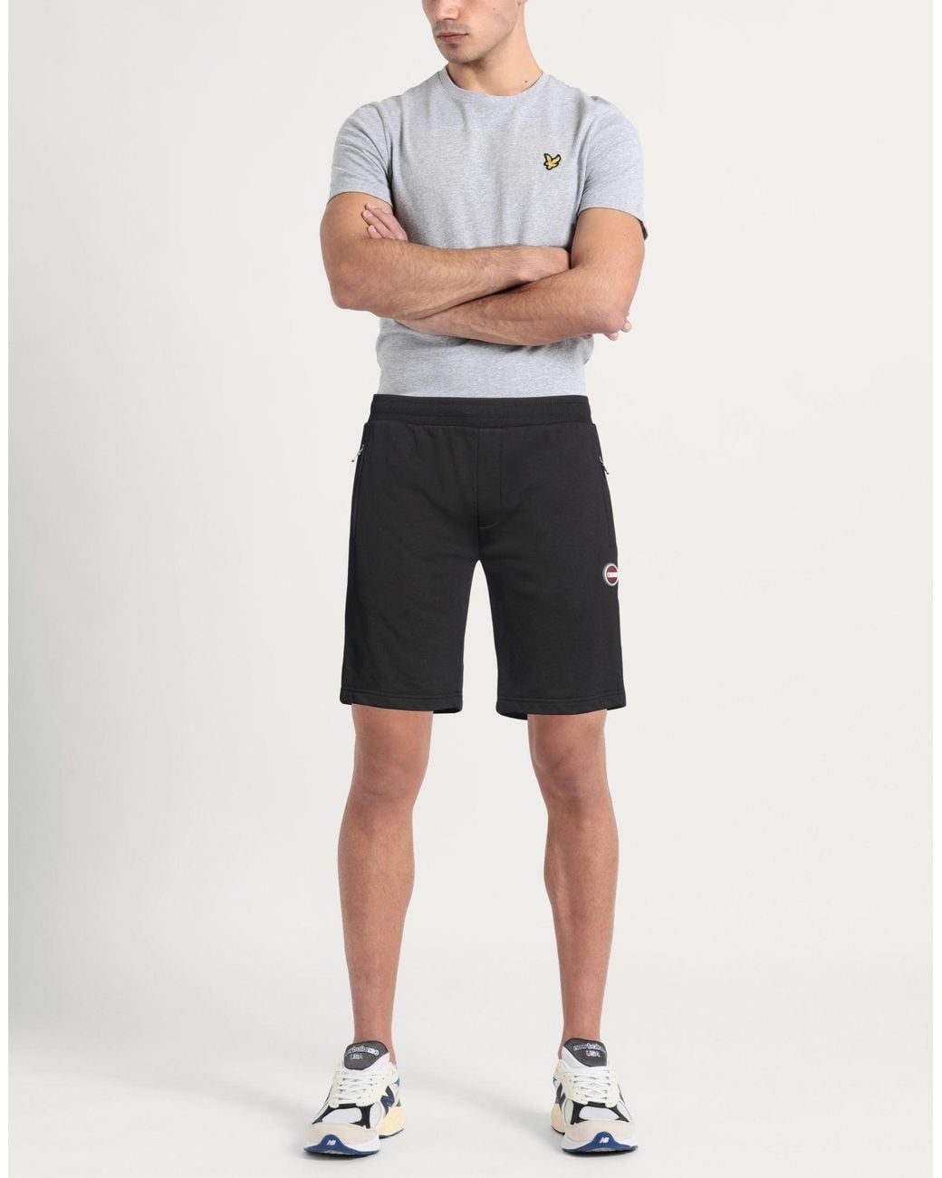 Colmar Gray Shorts & Bermuda Shorts Cotton, Polyester for men