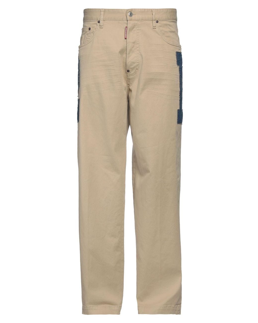 DSquared² Natural Pants Cotton, Elastane for men