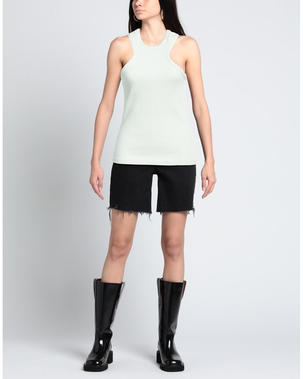 Agolde White Tank Top