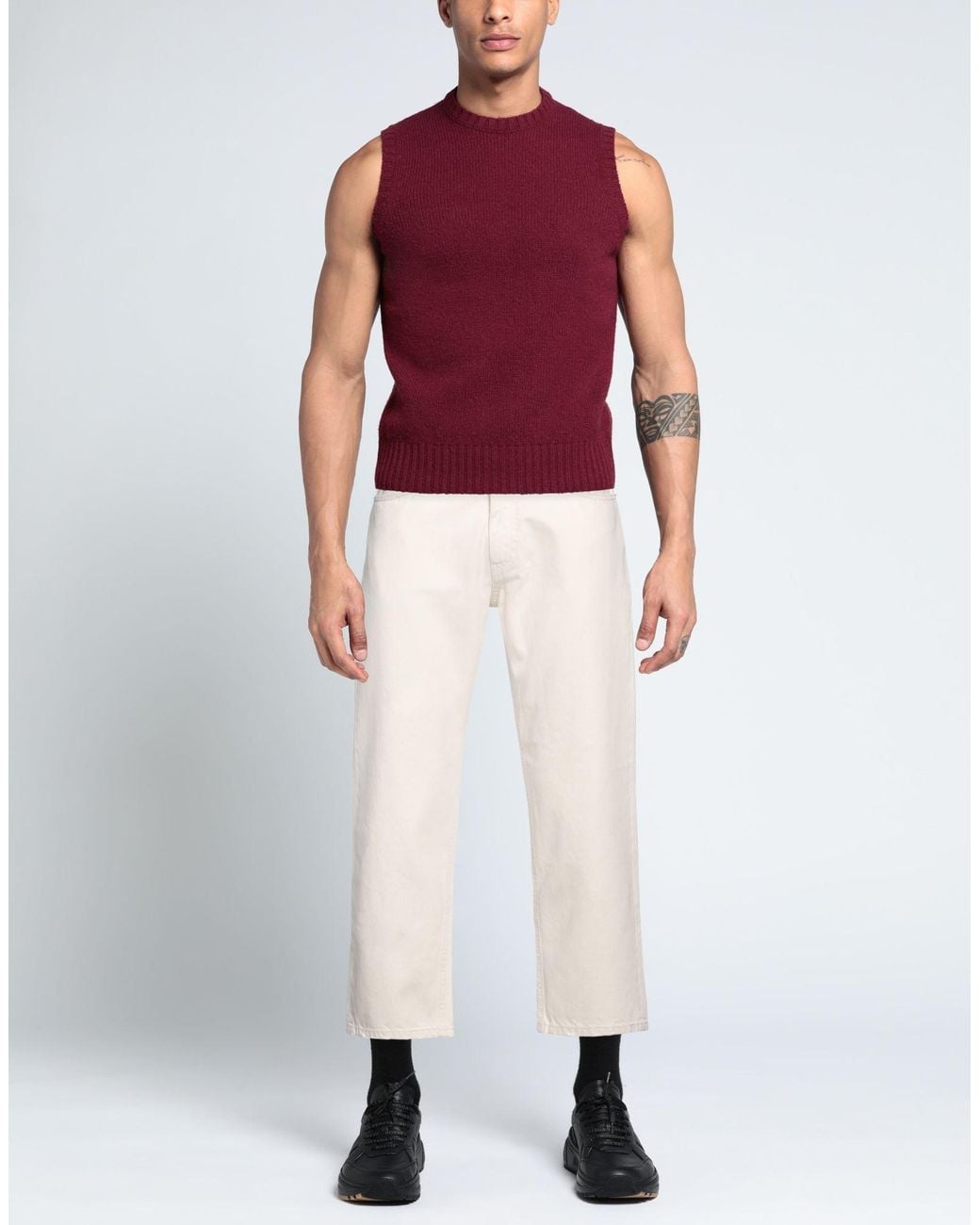 Grifoni White Jeans for men