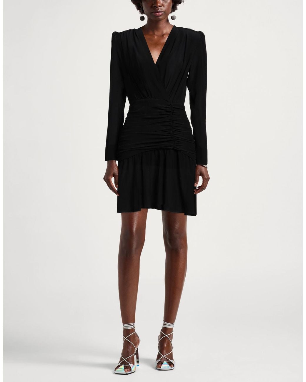 Pinko Black Mini Dress Silk