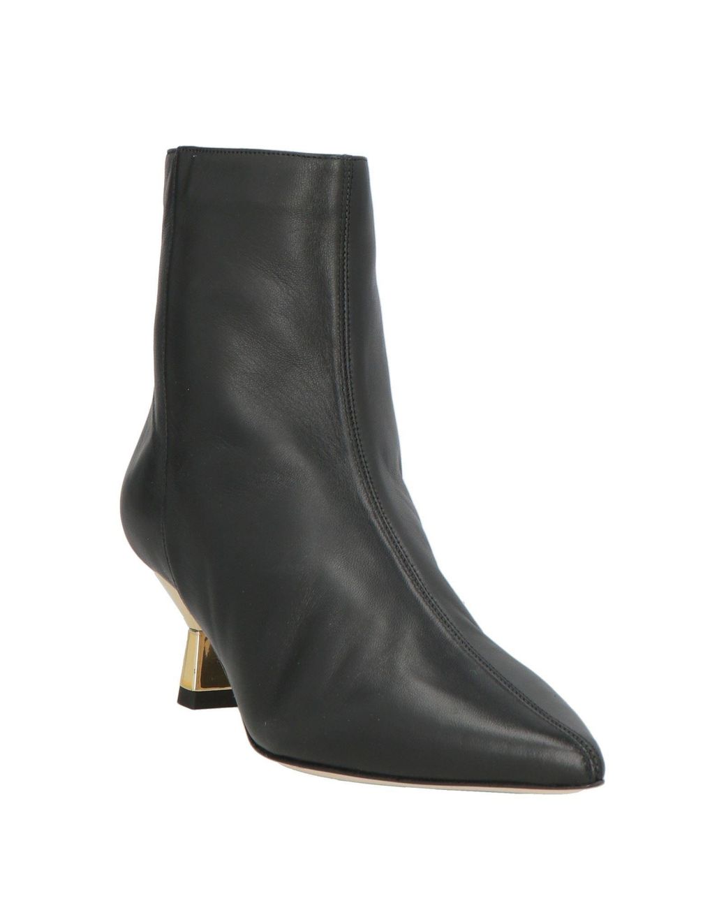 PROSPERINE® Black Ankle Boots Leather