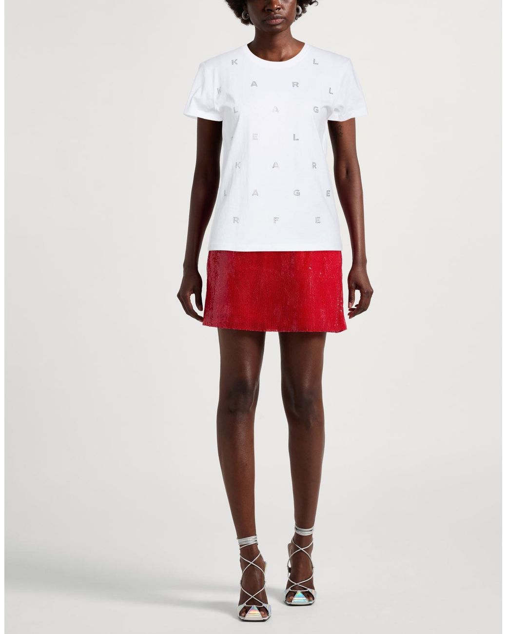 Karl Lagerfeld White T-Shirt