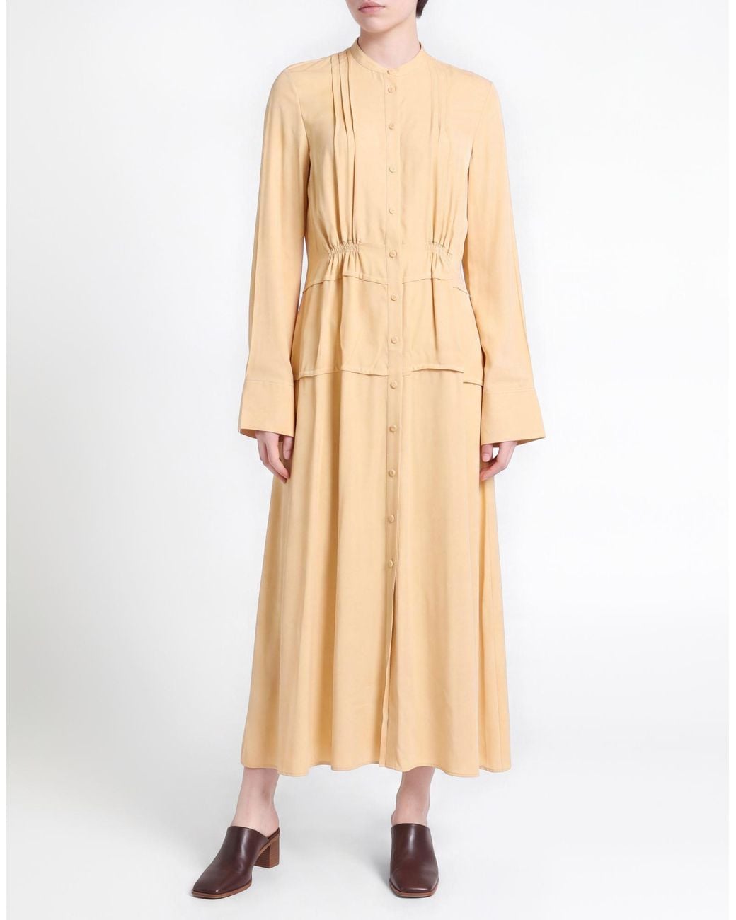 Jil Sander Natural Midi Dress