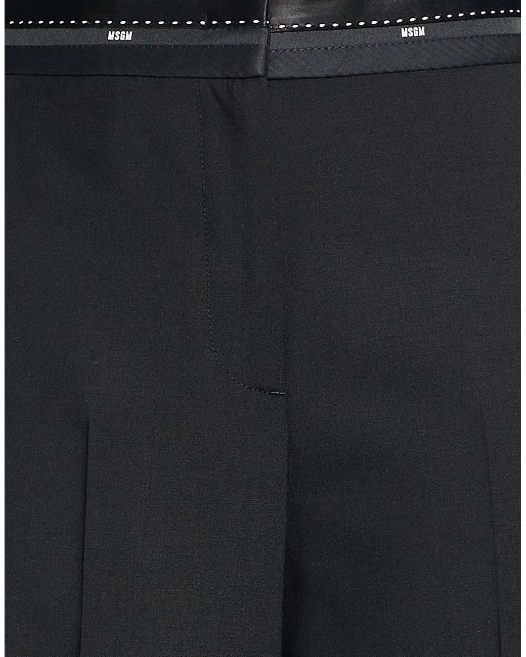MSGM Black Trouser