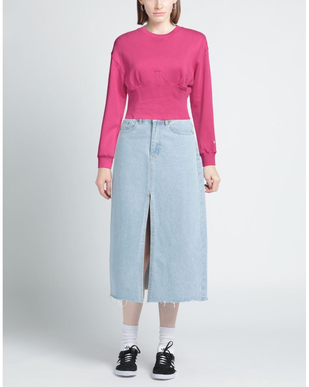 Chiara Ferragni Pink Fuchsia Sweatshirt Cotton