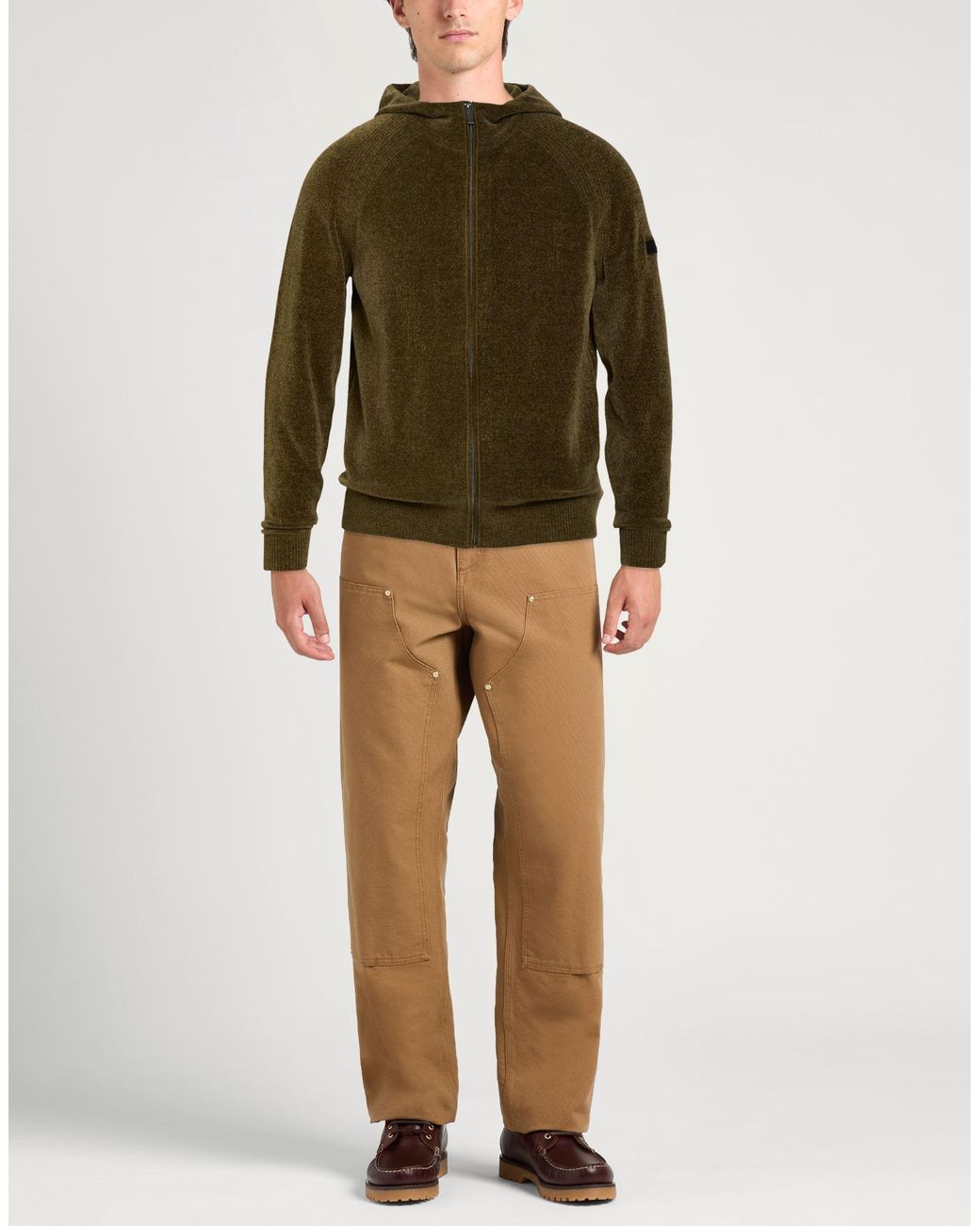 Rrd Green Cardigan for men