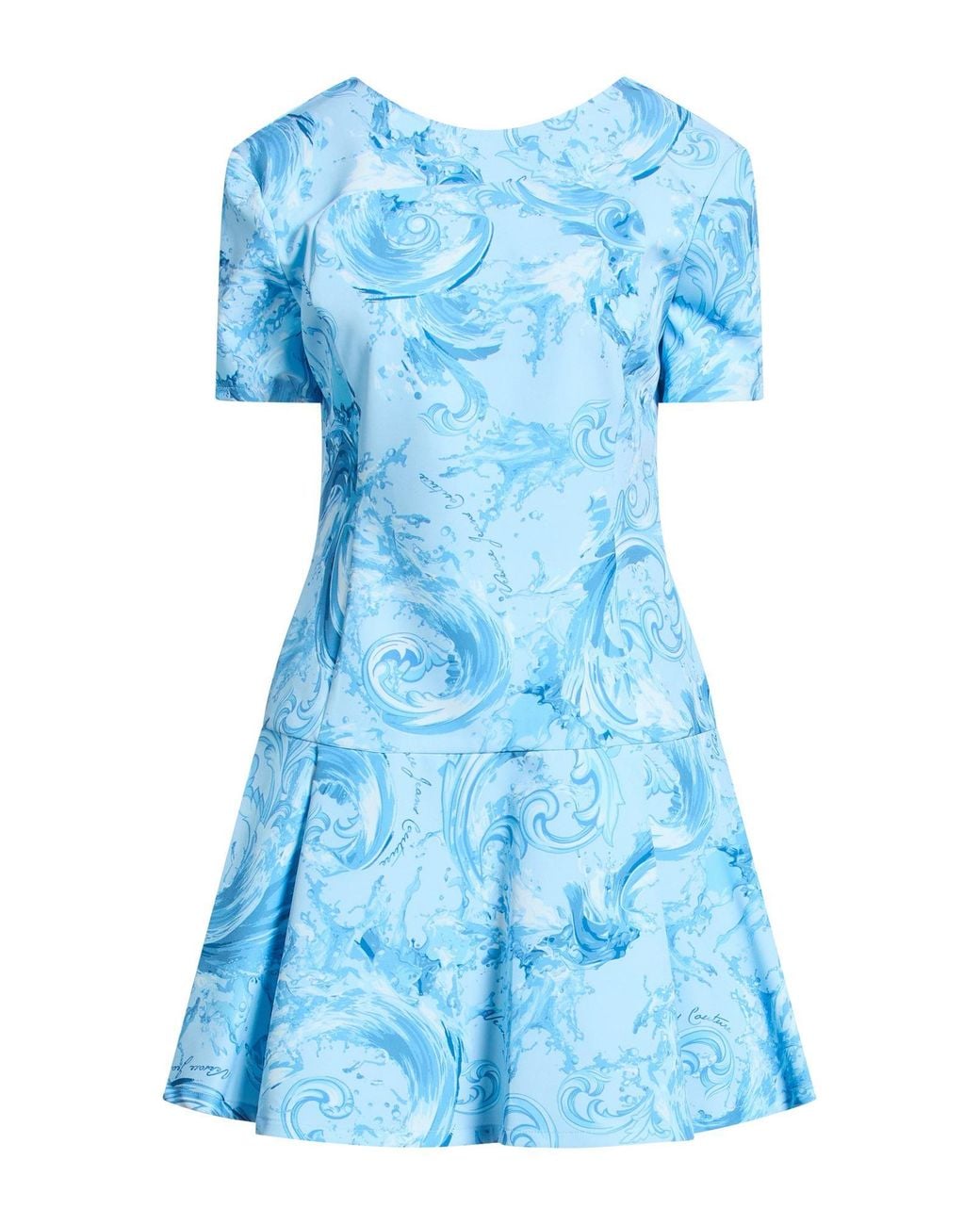 Versace Jeans Couture Blue Mini Dress