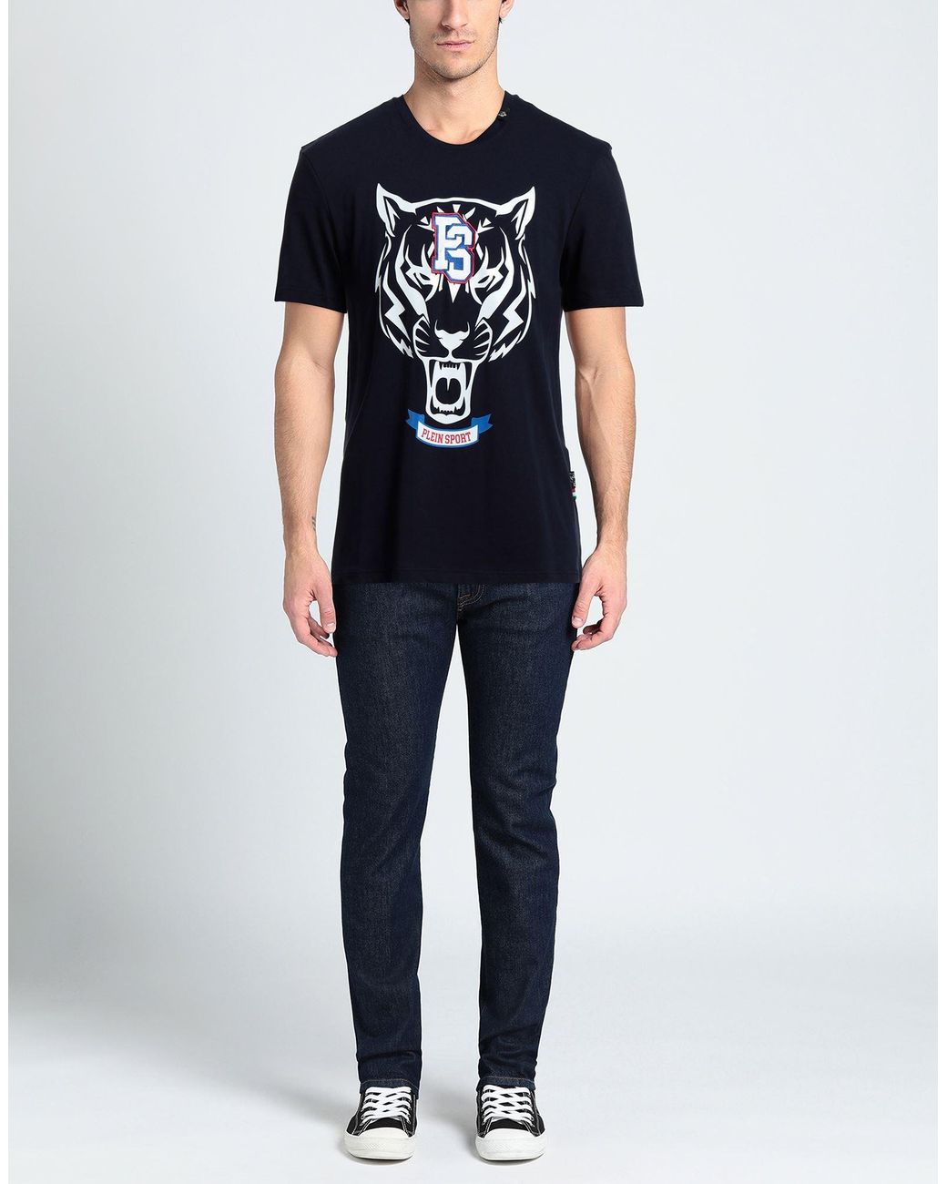 Philipp Plein Blue T-shirt for men