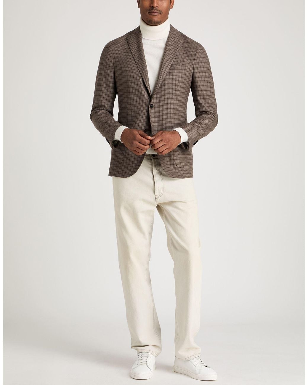 Boglioli Brown Blazer Virgin Wool for men