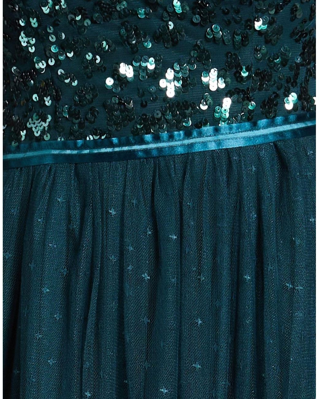 Needle & Thread Blue Maxi Dress Recycled Polyester