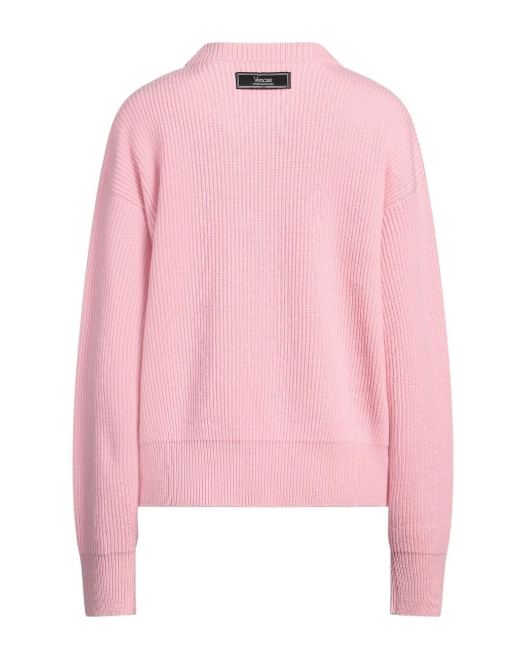 Versace Pink Sweater Virgin Wool, Viscose, Polyester