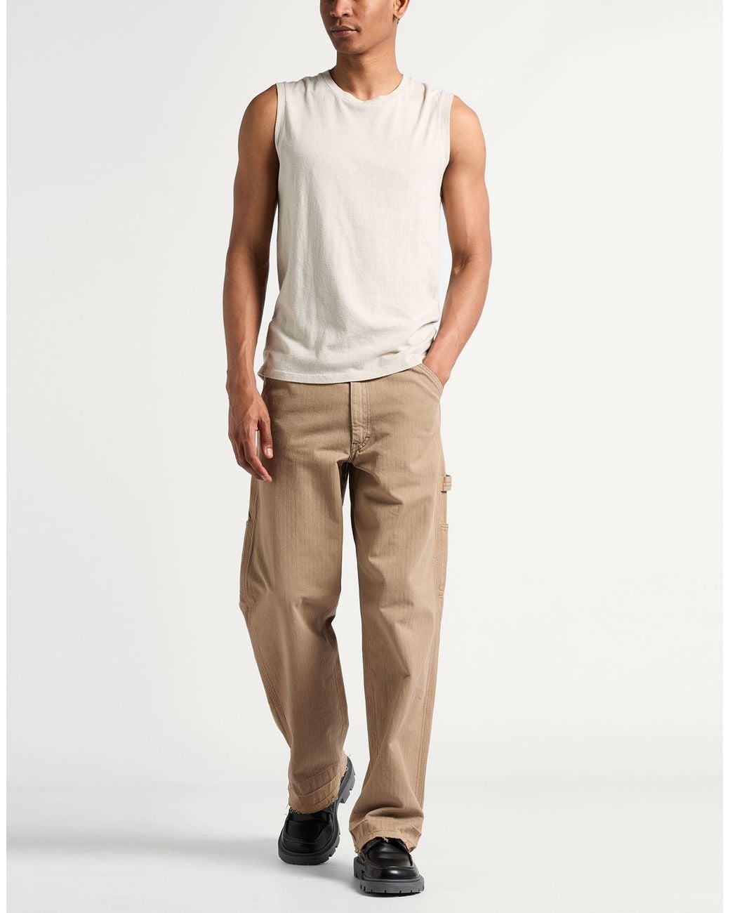 Majestic Filatures Natural T-Shirt Organic Cotton for men