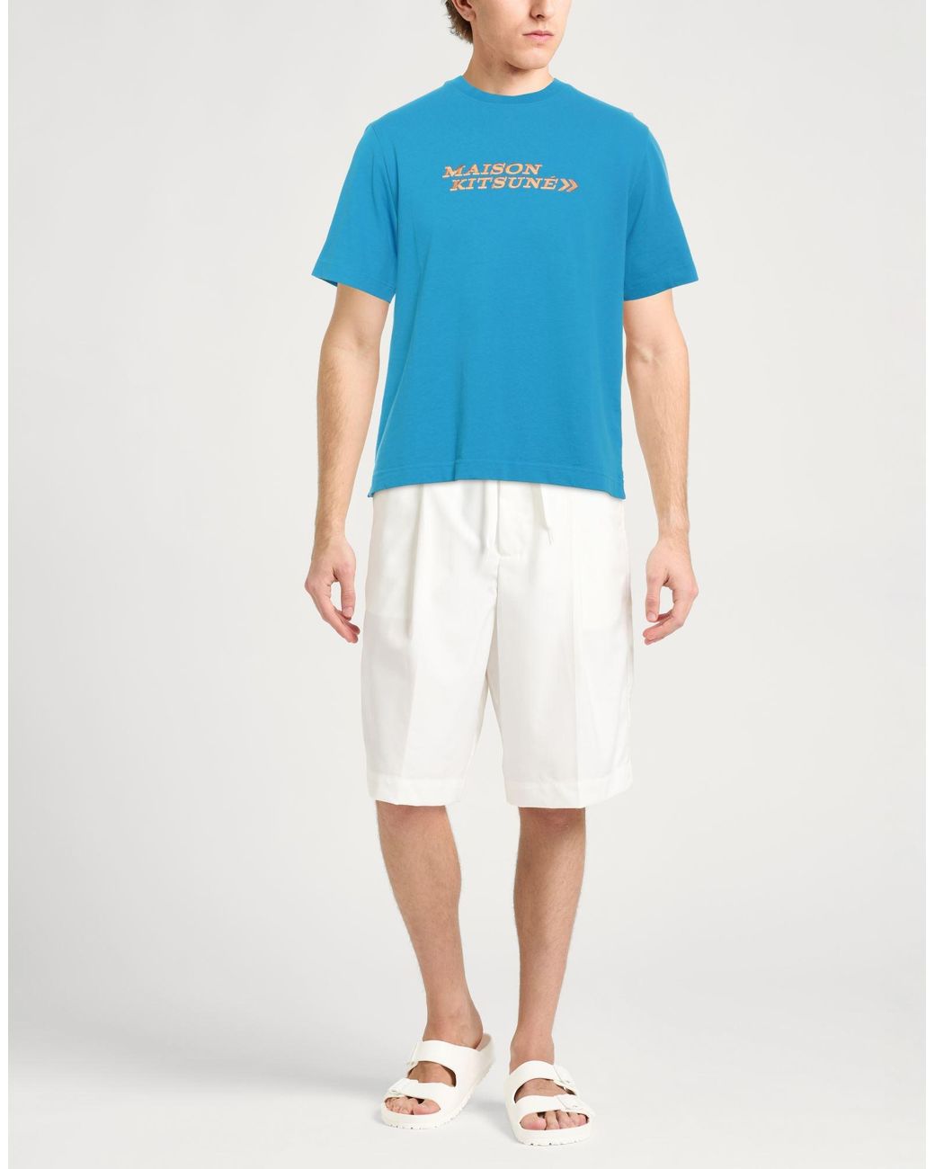 Maison Kitsuné Blue T-shirt for men