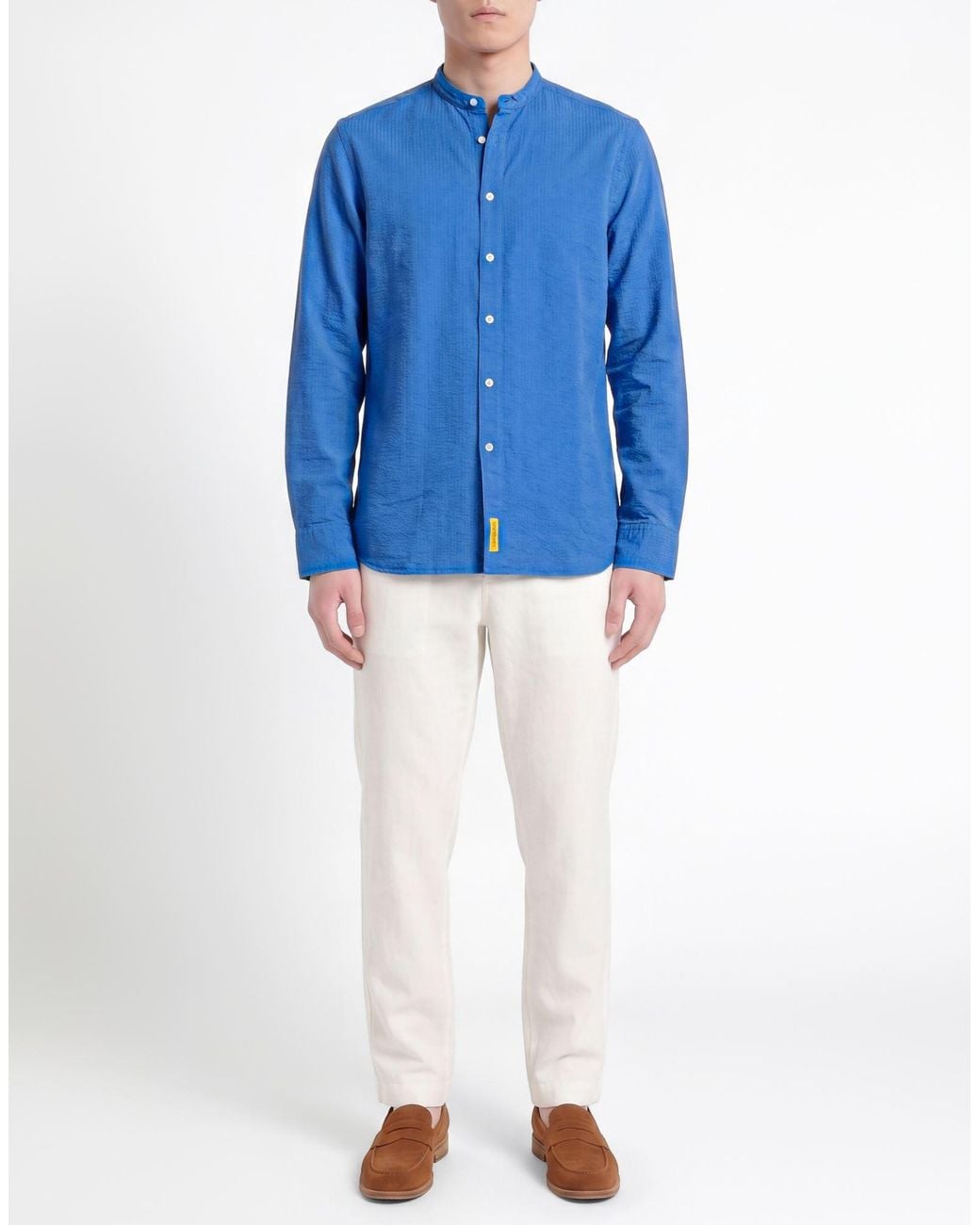 B.D. Baggies Blue Shirt Cotton for men