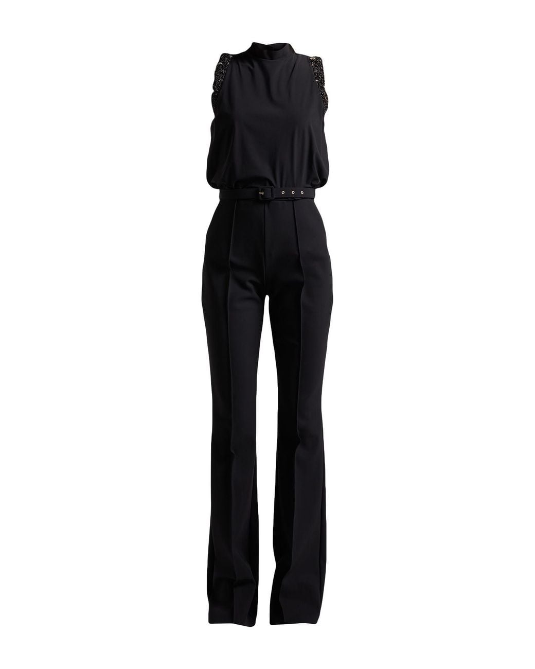 La Petite Robe Di Chiara Boni Black Jumpsuit Polyamide, Elastane
