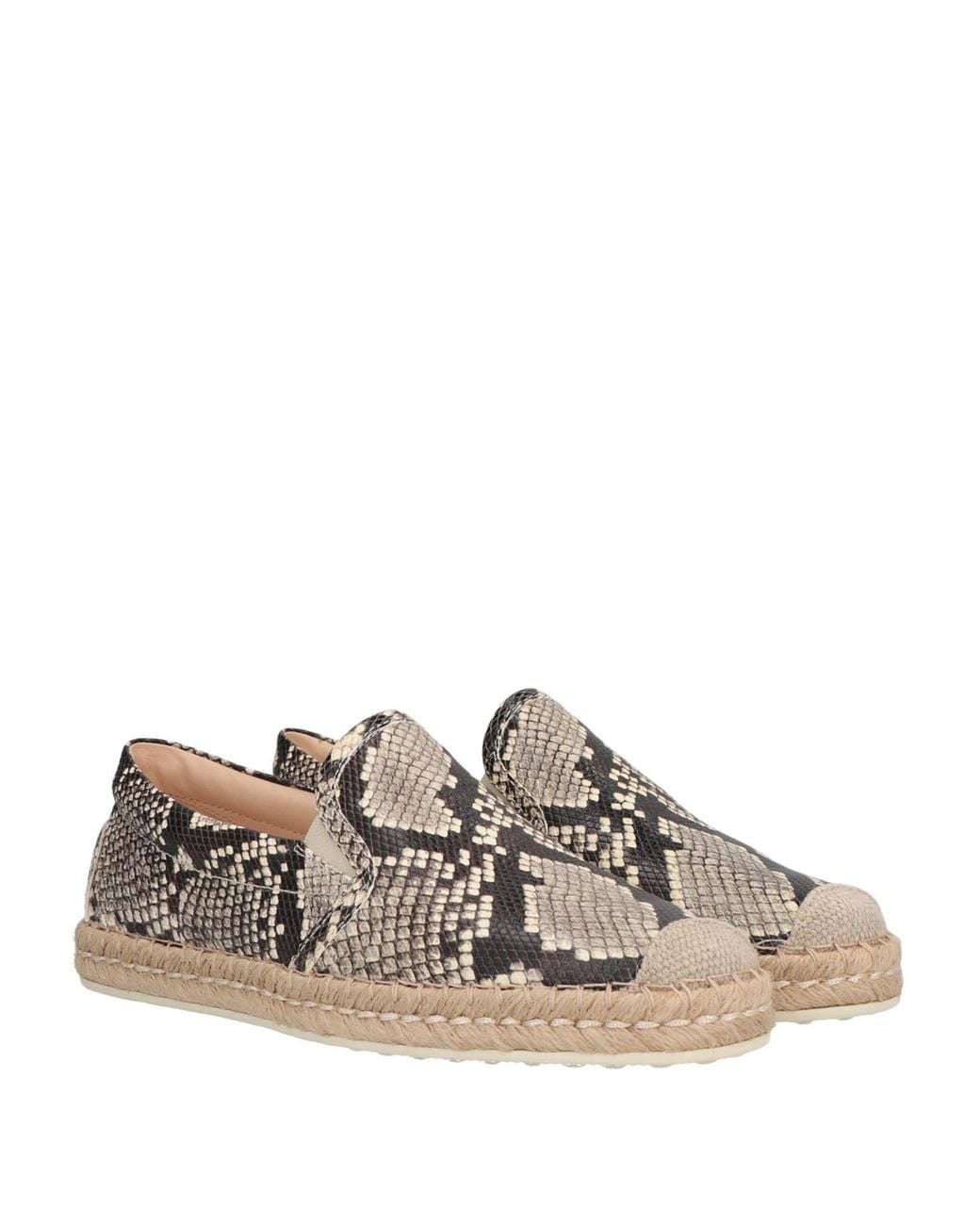 Tod's White Espadrilles