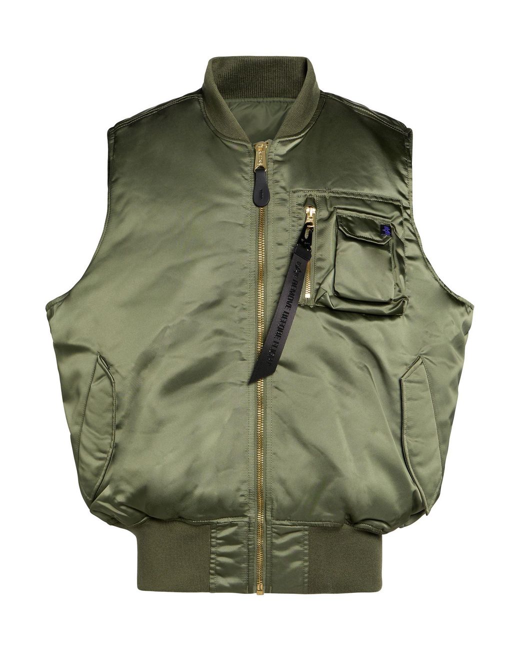 Chompa Sin Mangas Alpha Industries de hombre de color Green