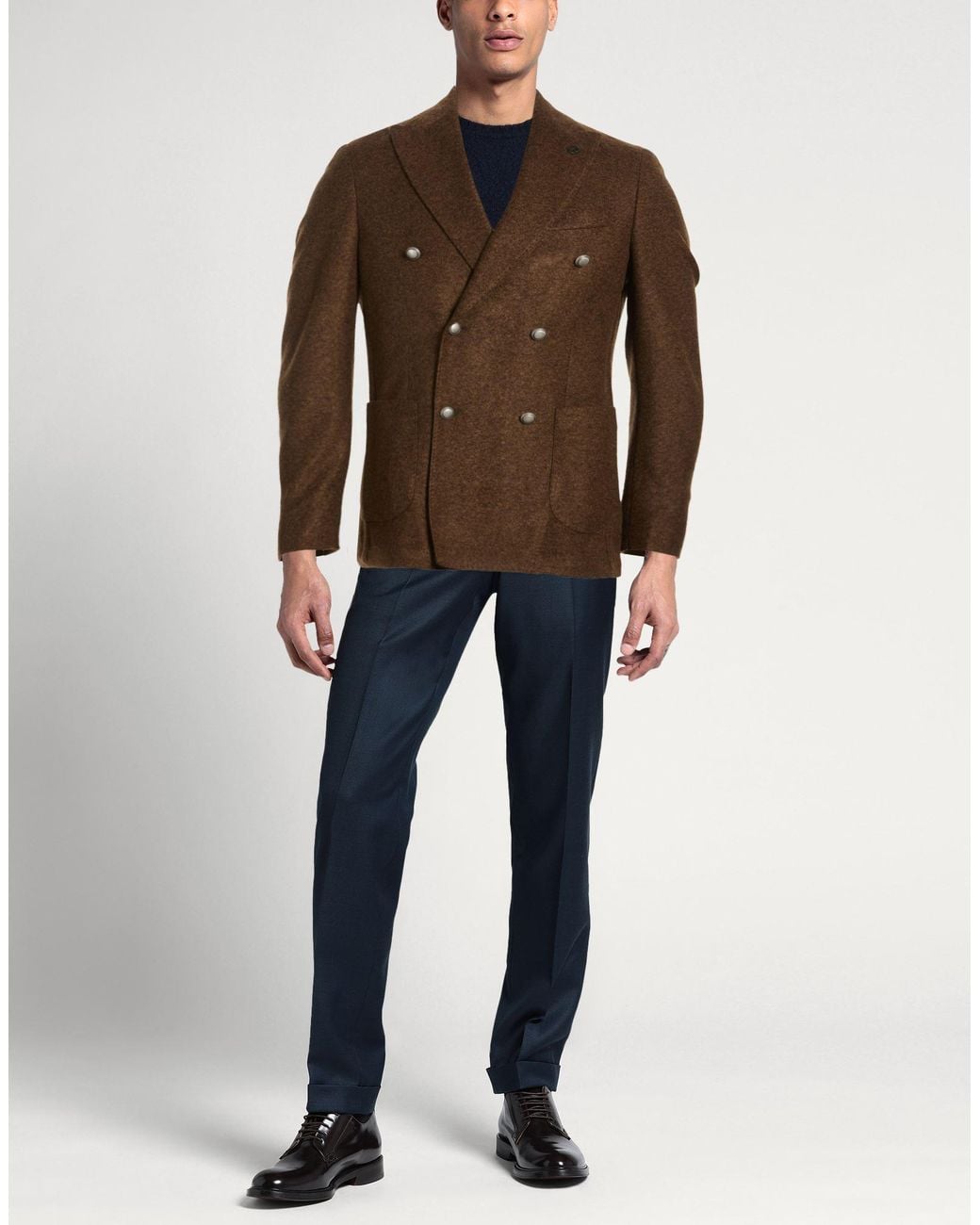 BRERAS Milano Brown Blazer for men