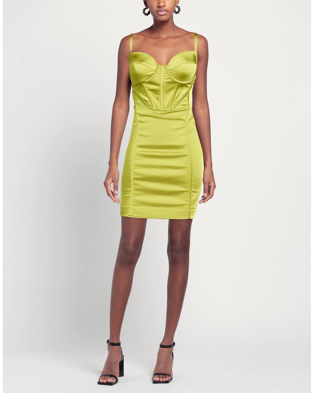 MARCIANO BY GUESS Yellow Mini Dress