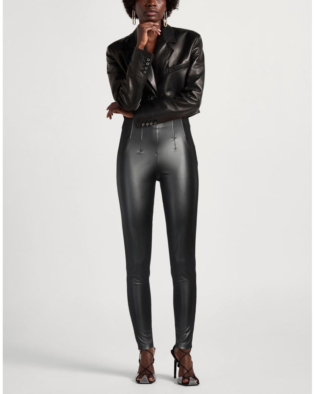 Gaelle Paris Gray Leggings