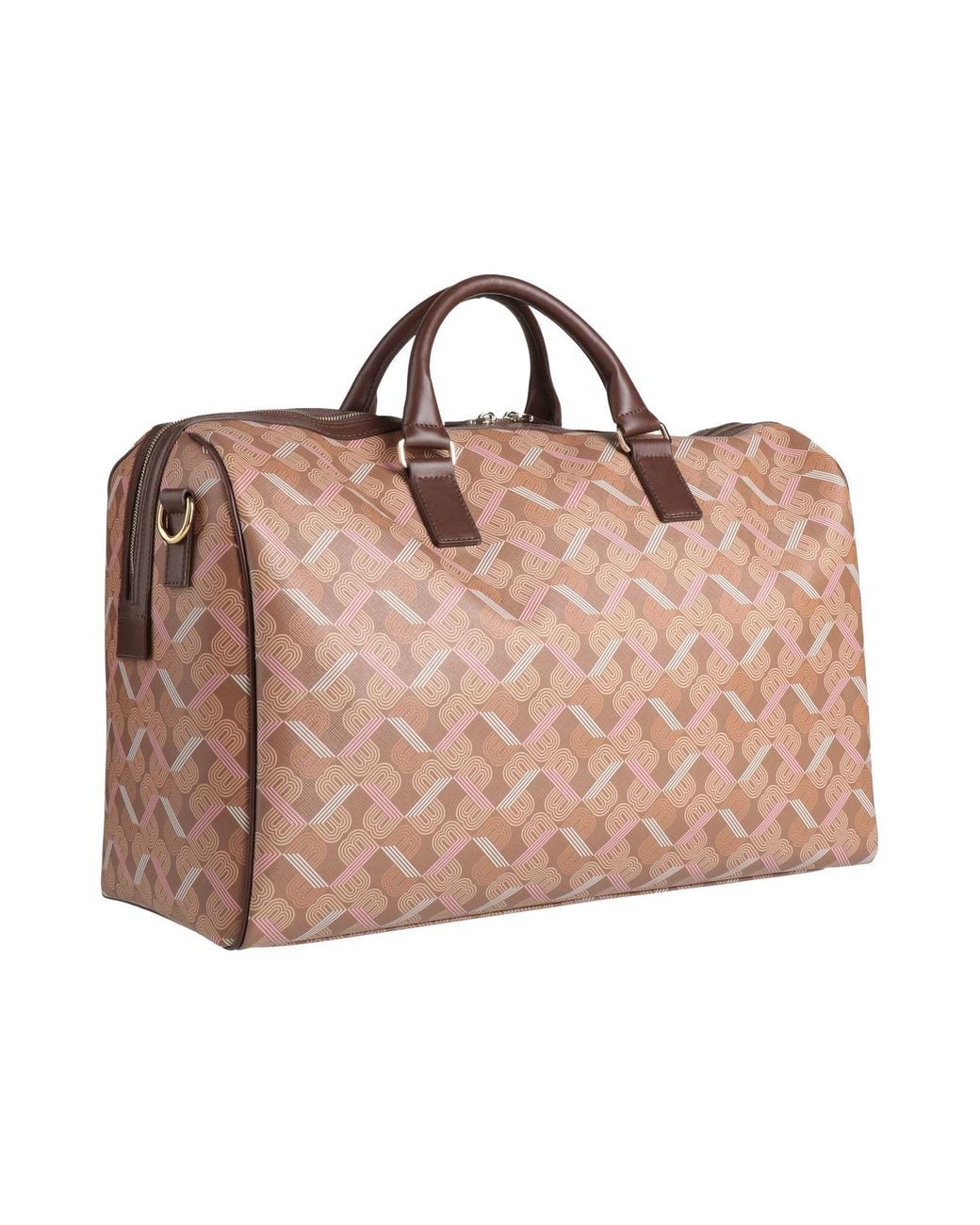 Baldessarini Brown Light Duffel Bags Cotton for men