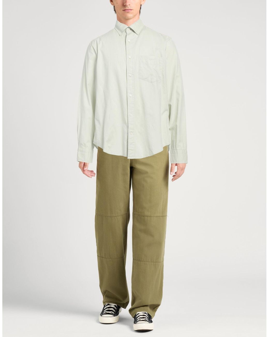 Gant White Shirt Organic Cotton for men