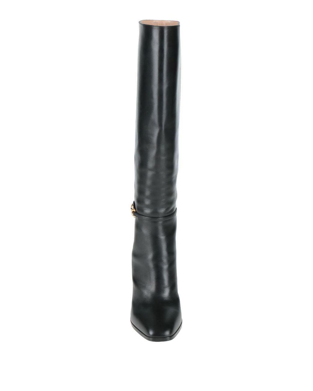 Tom Ford Black Boot Calfskin, Brass