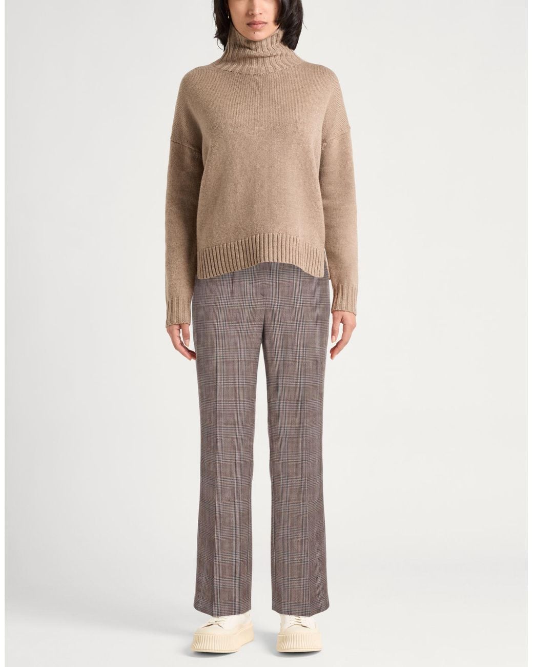 Barbara Bui Gray Khaki Pants Wool