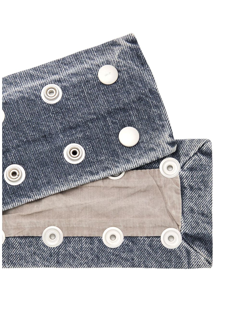 Rick Owens Blue Necklace Cotton for men