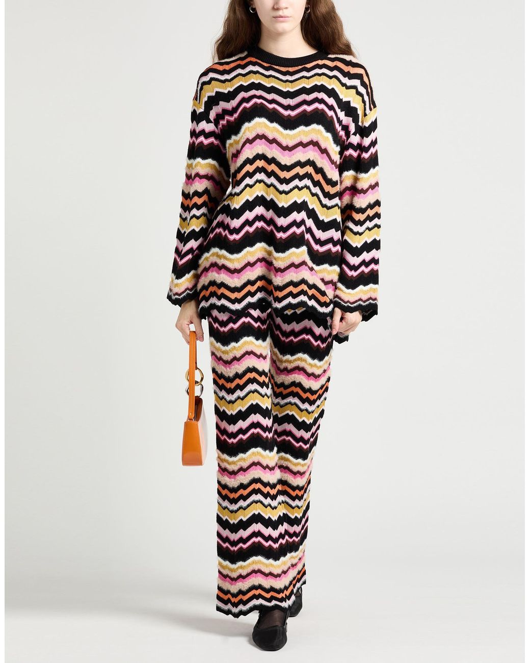 Missoni Multicolor Pants Viscose, Wool, Polyamide